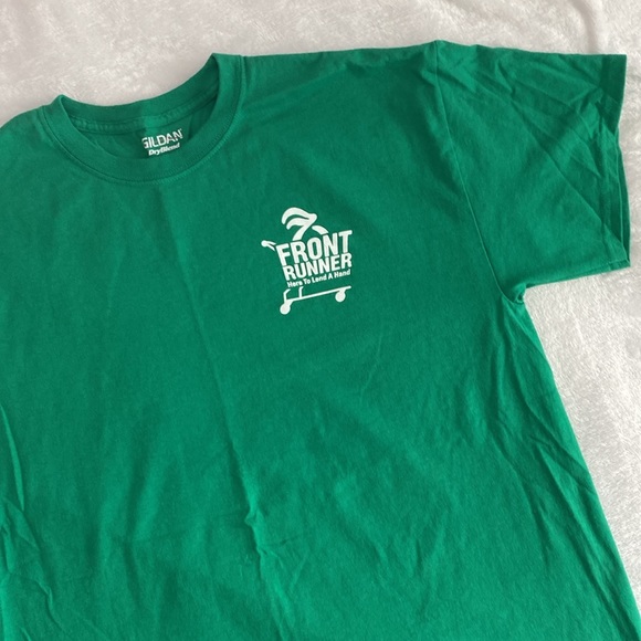Green WFM Front Runner t-shirt - Picture 2 of 16